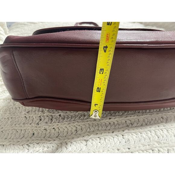 VTG Etienne Aigner Crossbody Shoulder Saddle Bag Purse Leather Red - Picture 6 of 13